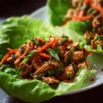Thai Chicken Lettuce Wraps – Quick and Easy Dinner First Image