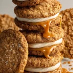 Oatmeal Sandwich Cookies with Apple Cider Caramel Cream First Image