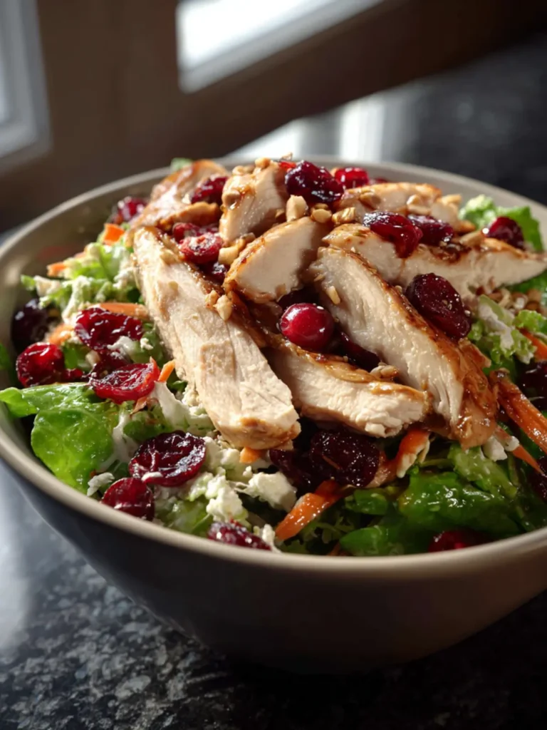 Asian Chicken Cranberry Salad: Quick & Delicious Recipe First Image