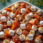 Glazed Candied Sweet Potatoes With Marshmallows First Image