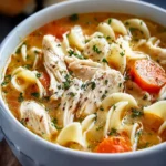 Homemade Crockpot Chicken Noodle Soup: An Incredible Ultimate Recipe First Image