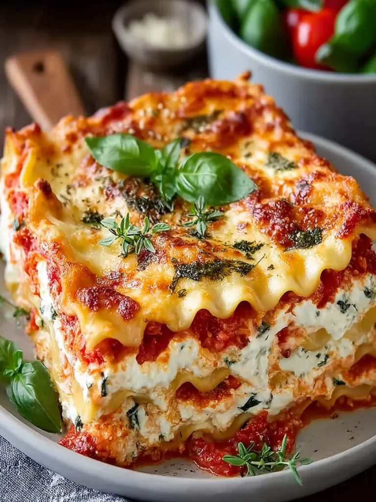 Vegetarian Lasagna with Ricotta: An Incredible Essential Recipe First Image