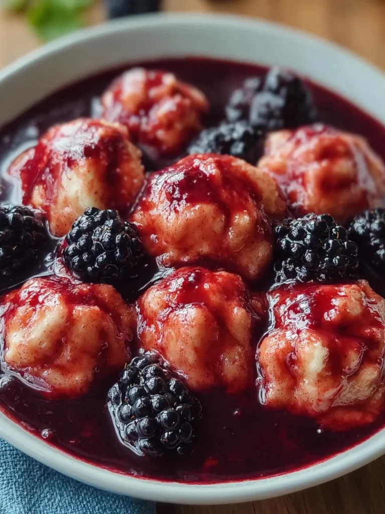 Blackberry Dumplings First Image