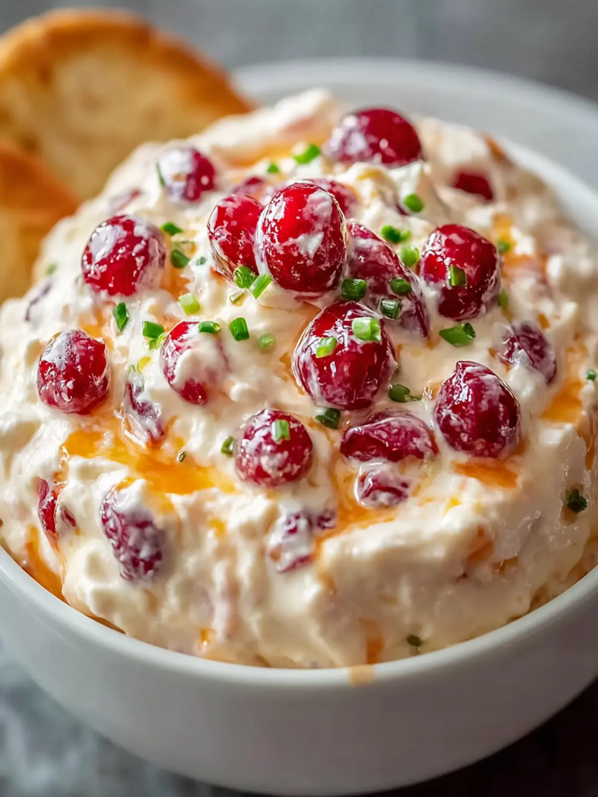Irresistibly Creamy Cranberry Jalapeño Cream Cheese Dip First Image