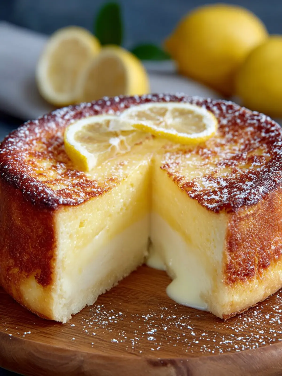 Italian Grandma’s Lemon Custard Cake – Classic Recipe First Image