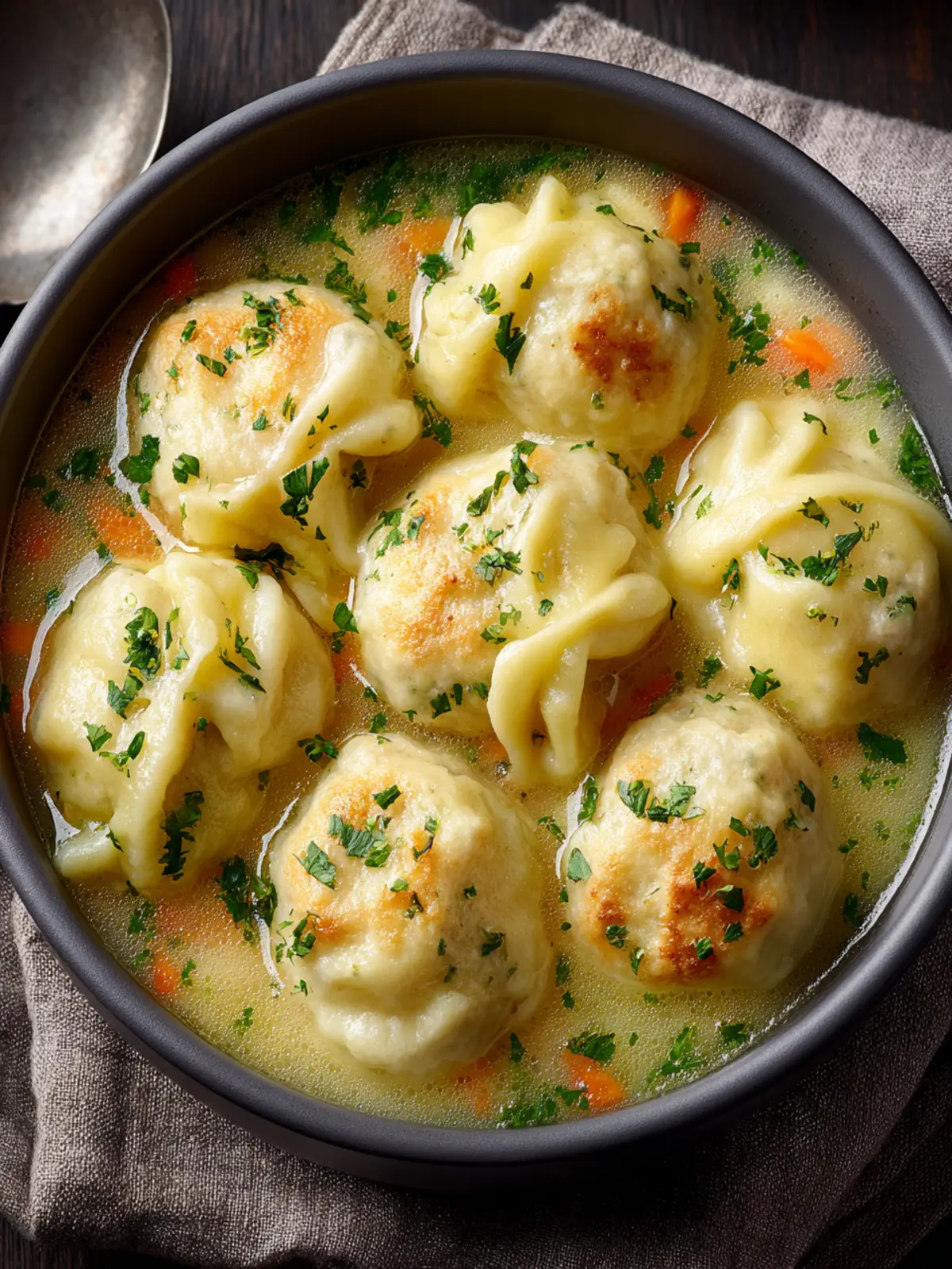 Drop Dumplings for Soup : Fluffy, Herby, and the Perfect Soup Topper First Image