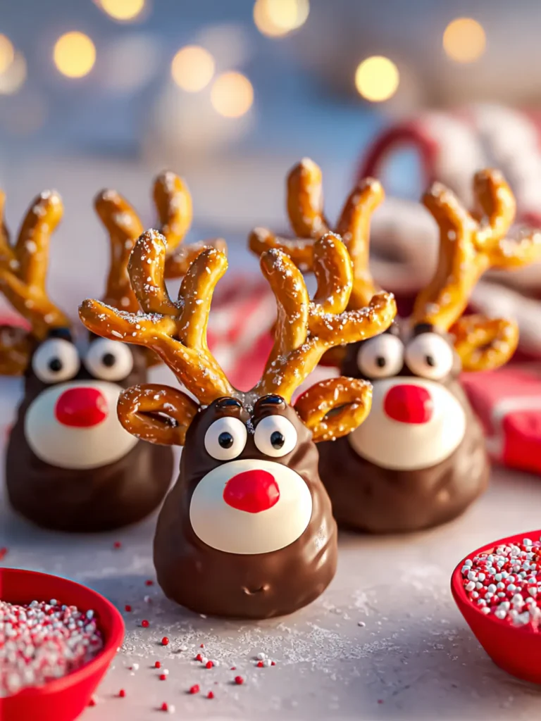 Whimsical Reindeer Pretzels: Festive Treats for Everyone First Image