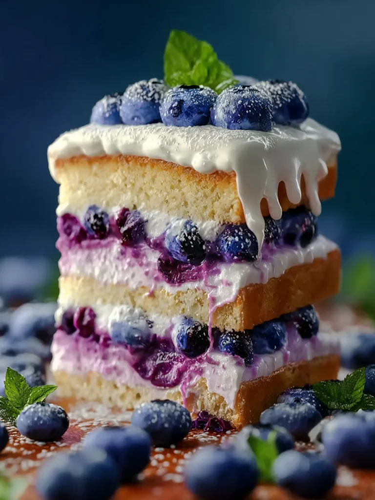 Dreamy Blueberry Shortcake Cake: Irresistible Recipe Inside! First Image