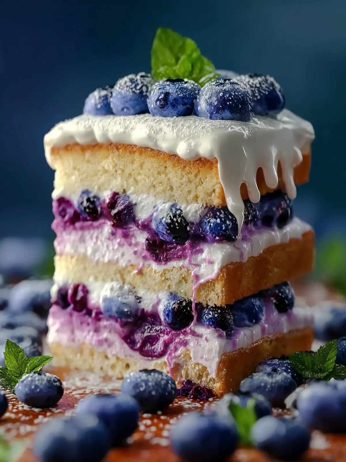Dreamy Blueberry Shortcake Cake: Irresistible Recipe Inside! First Image
