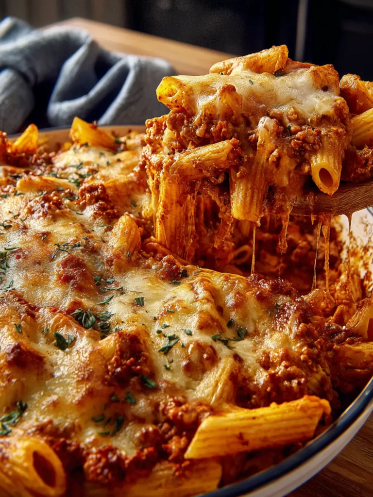 Irresistible Baked Ziti: A Cheesy Comfort Food Delight First Image