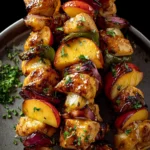 Jalapeno Peach Chicken Skewers First Image