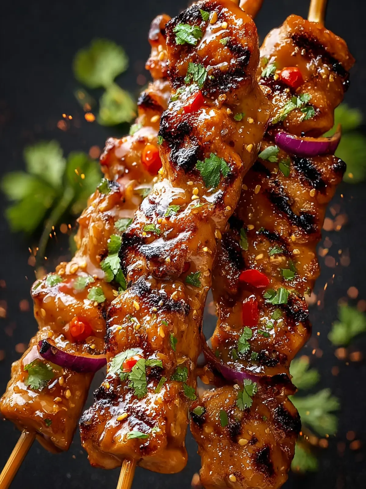 Bang Bang Chicken Skewers First Image