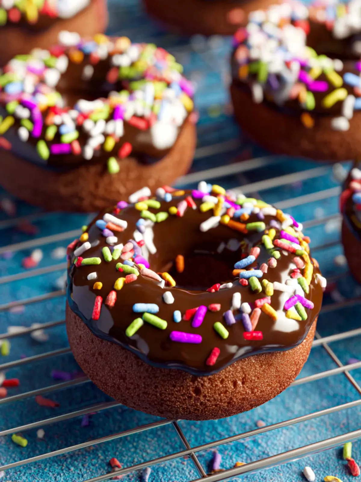 Gluten-Free Chocolate Cake Donuts First Image