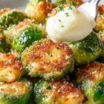 Crunchy Crispy Parmesan Crusted Brussels Sprouts Delight First Image