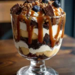 Caramel Cheesecake Brownie Trifle – Easy Layered Dessert Recipe First Image