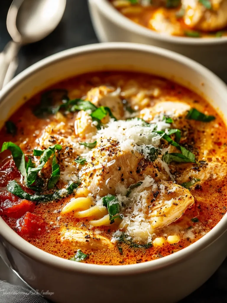 Crockpot Chicken Parmesan Soup: Easy Comfort Food Delight First Image
