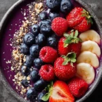 Delicious Acai Berry Smoothie Bowl Recipe for Energy Boost First Image