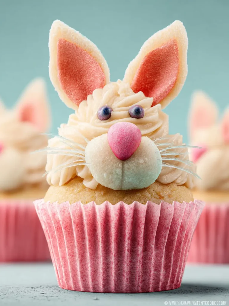 Easter Bunny Cupcakes First Image