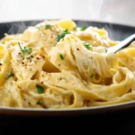 One Pot Creamy Garlic Fettuccine Alfredo First Image