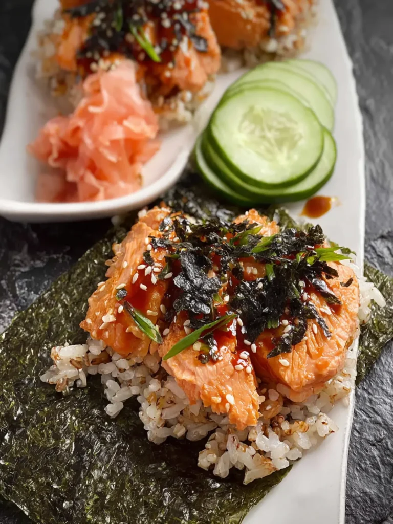 Easy Salmon Sushi Bake (Dinner-Style) First Image