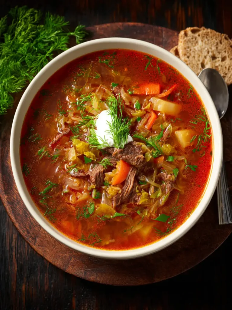 Beef and Cabbage Soup (Shchi) First Image