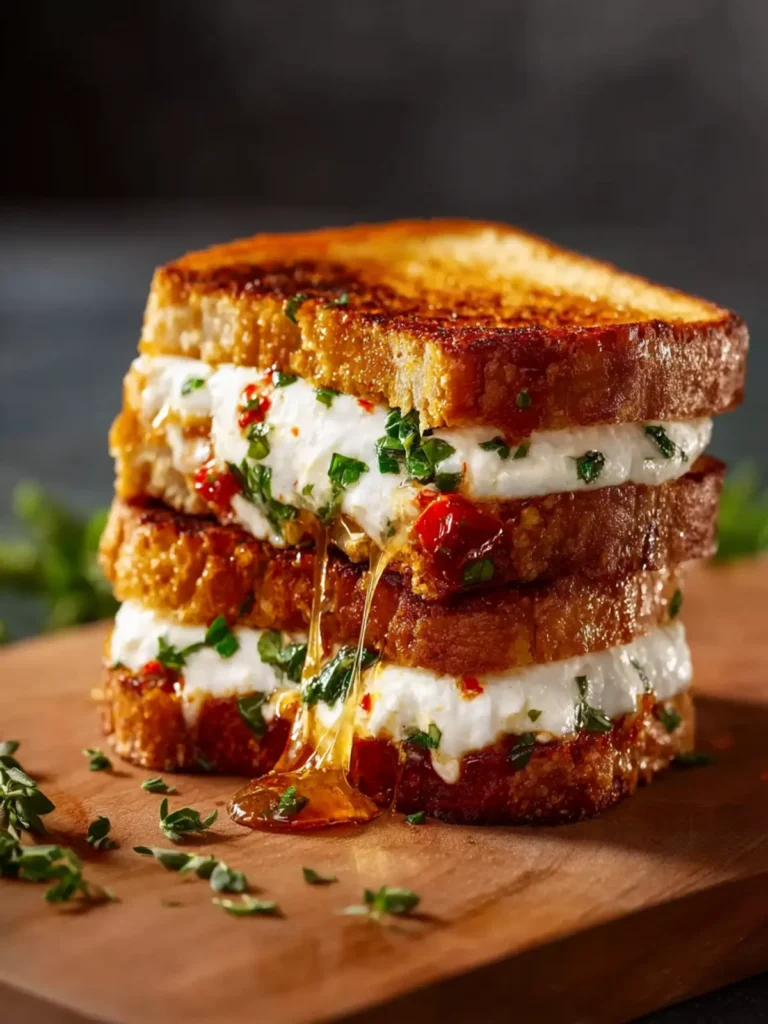 Melty Burrata Grilled Cheese Sandwich First Image