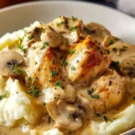 Slow Cooker Creamy Chicken & Gravy First Image
