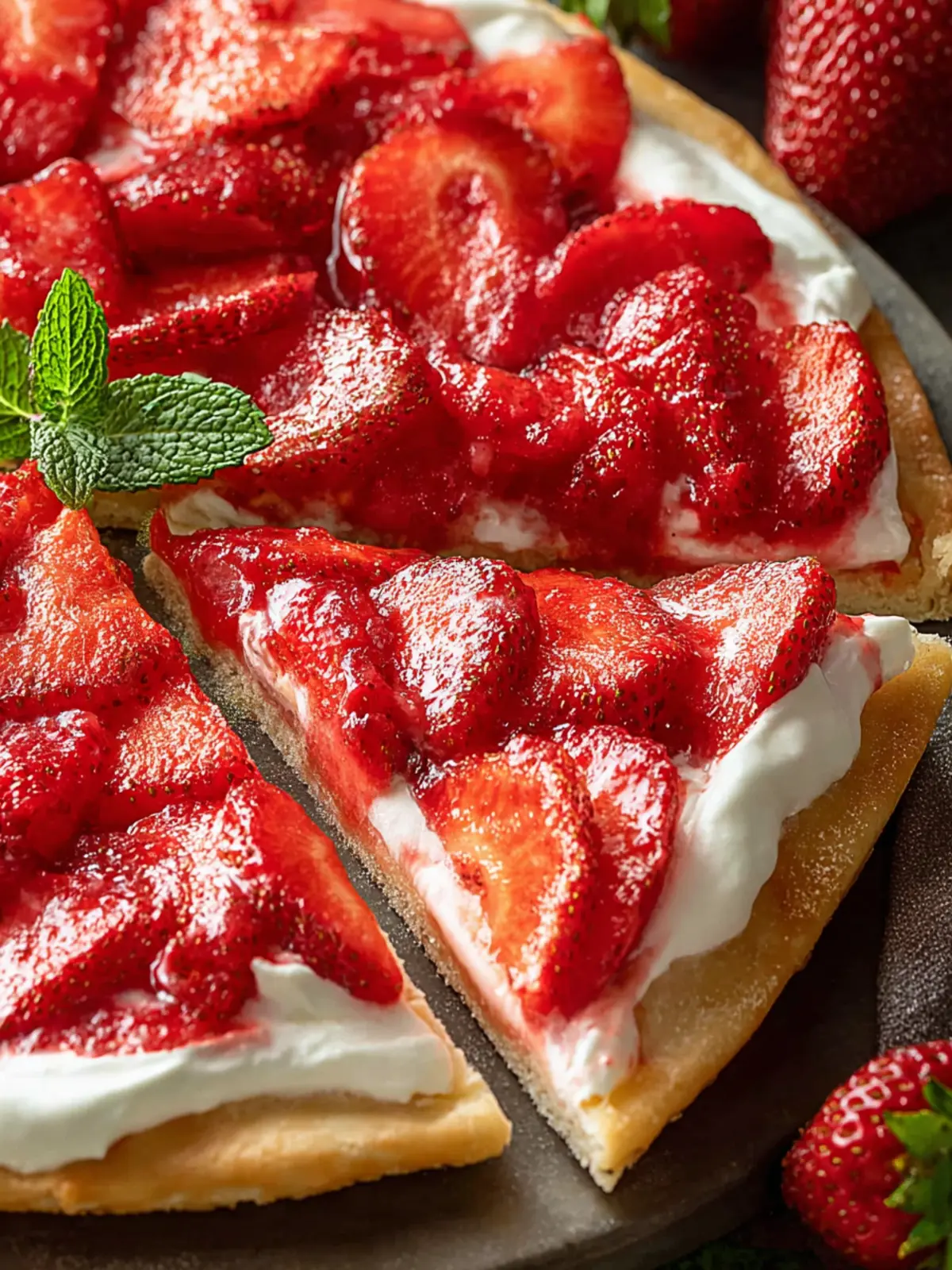 Irresistible Strawberry Pizza Recipe for Sweet Celebrations First Image