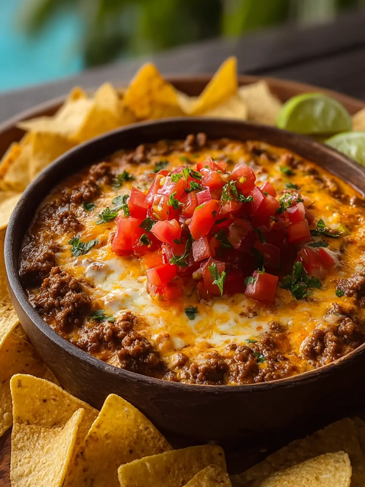 Mouthwatering Crockpot Rotel Dip With Ground Beef First Image