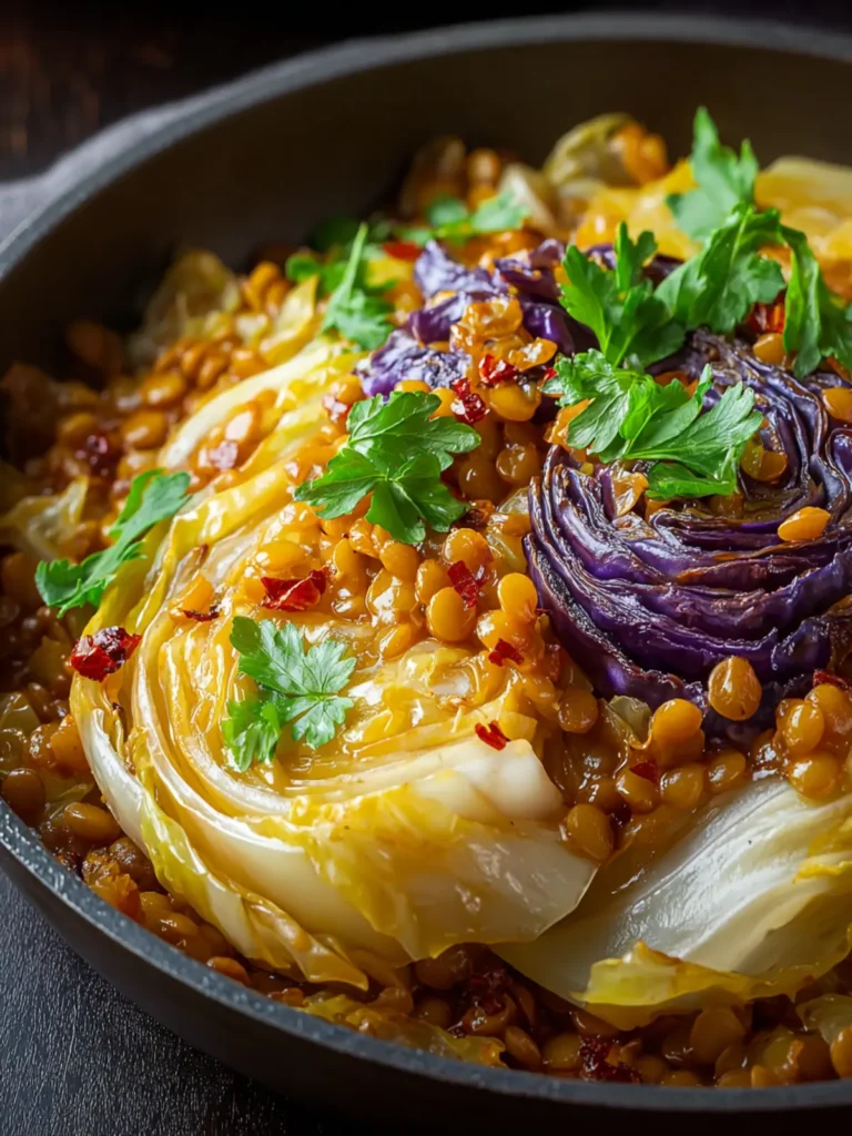 Cozy Braised Cabbage and Lentils: A Comforting Delight First Image