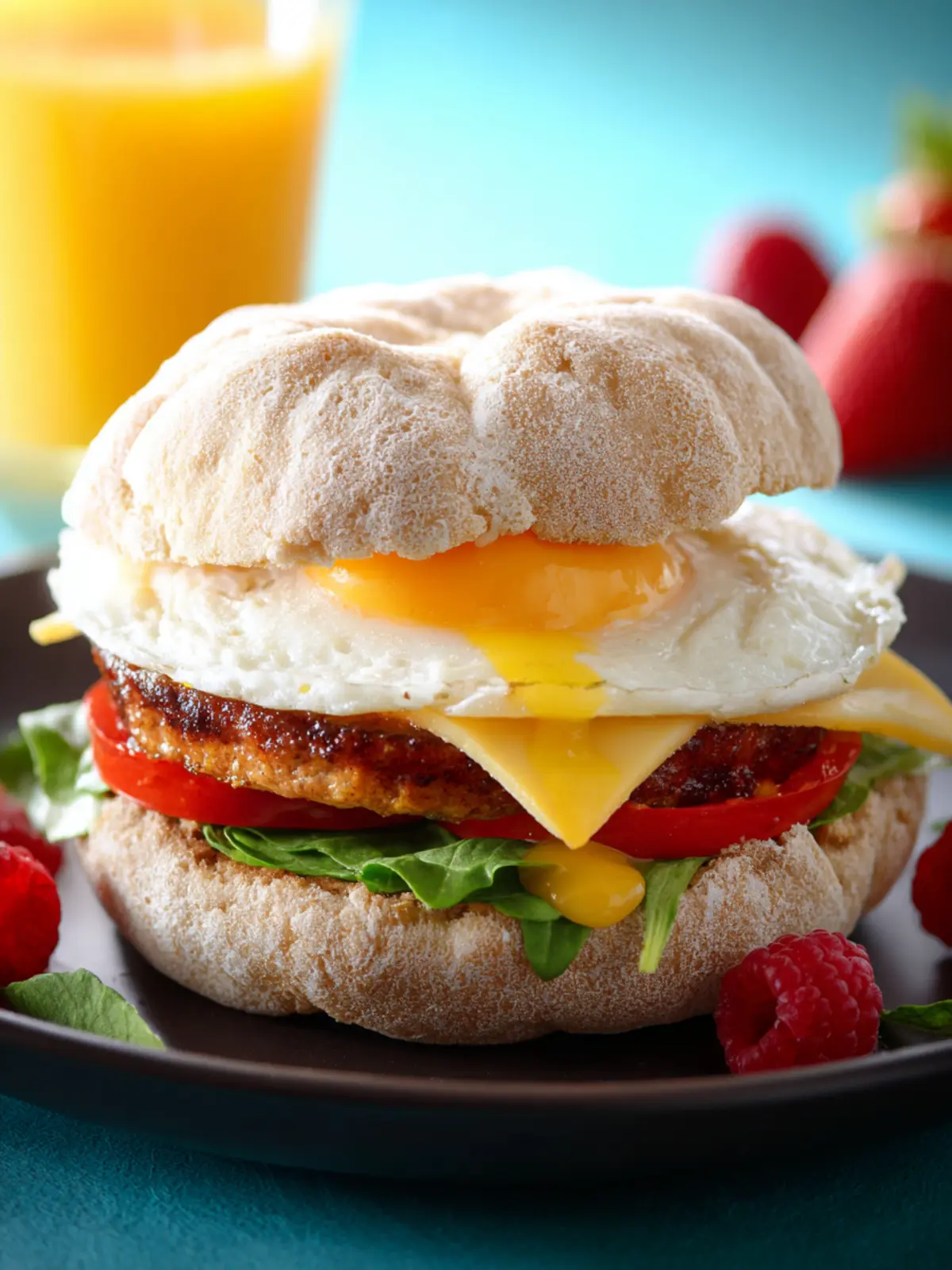 Vegetarian Breakfast Sandwich First Image