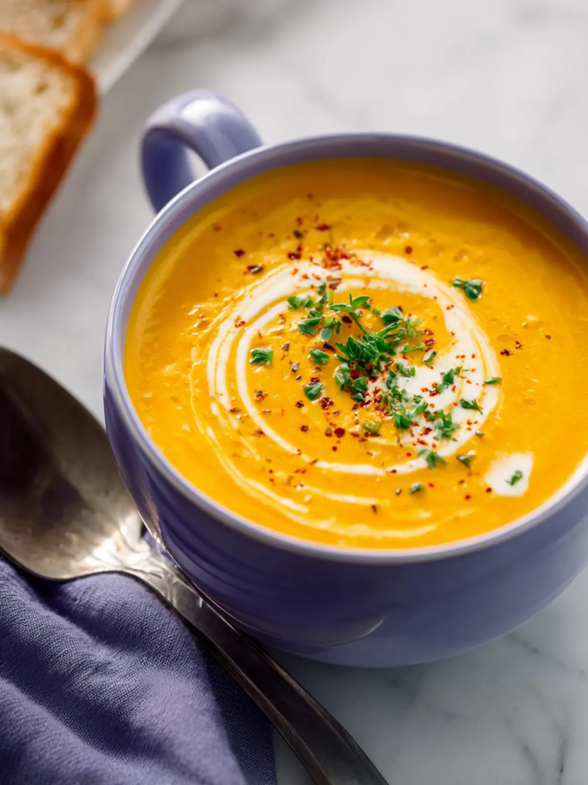 Creamy Carrot Soup First Image