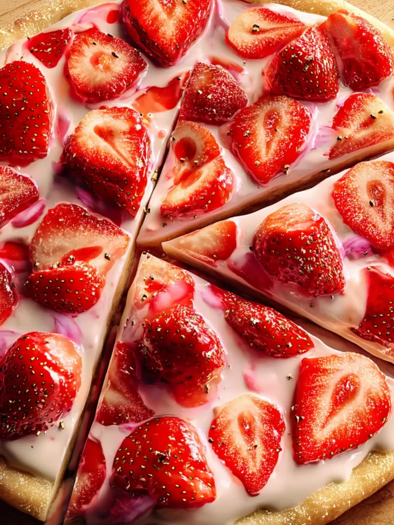 Delightful Strawberry Pizza Recipe for Summer Bliss First Image
