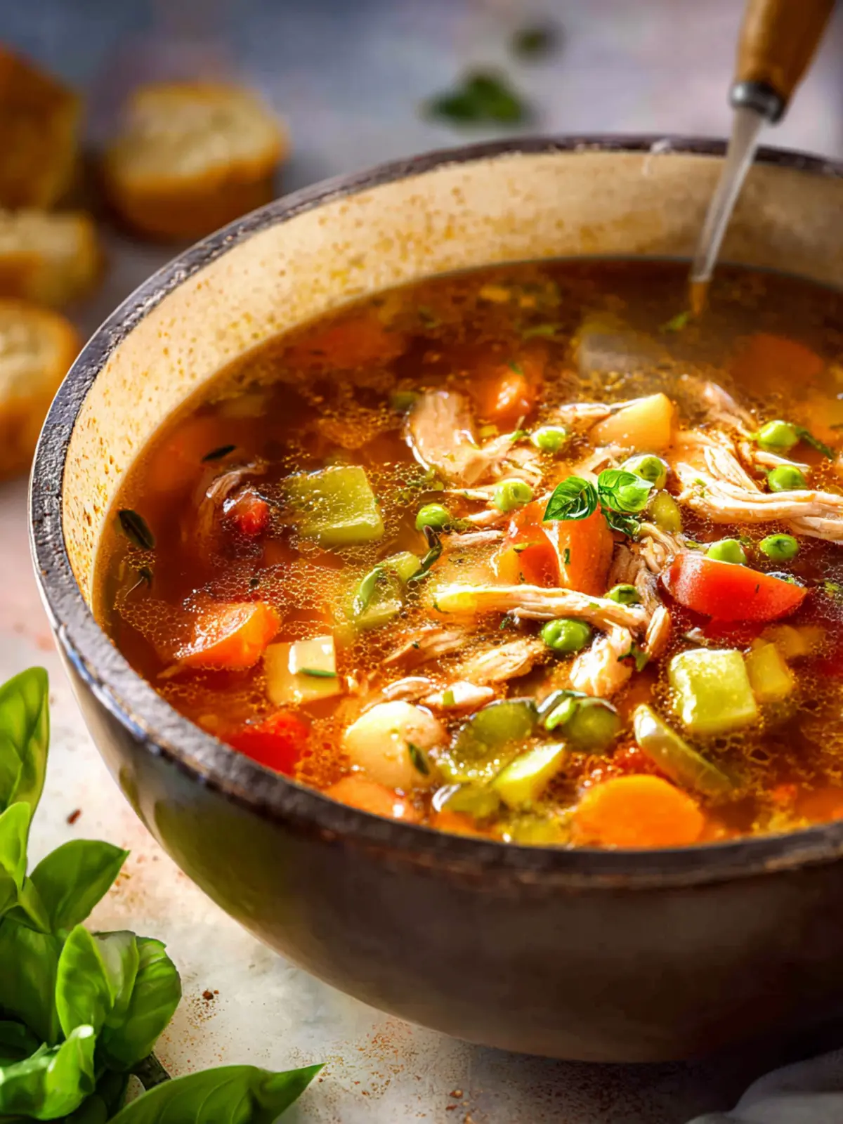 Chicken Vegetable Soup First Image