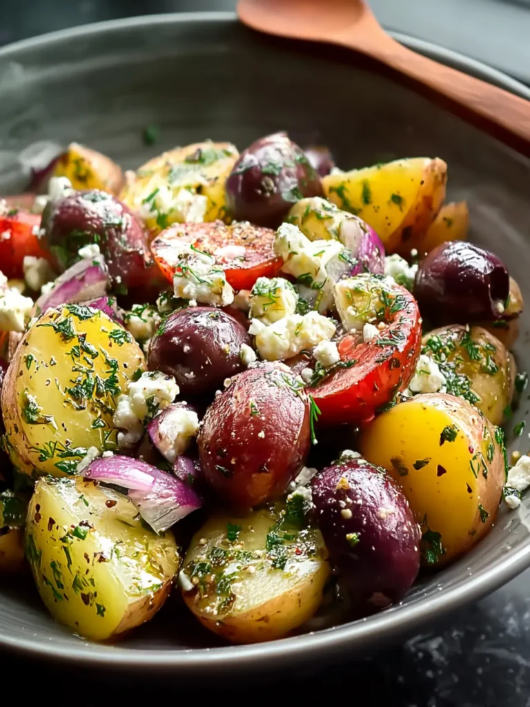 Delicious Olive Greek Potato Salad Recipe for Summer Fun First Image