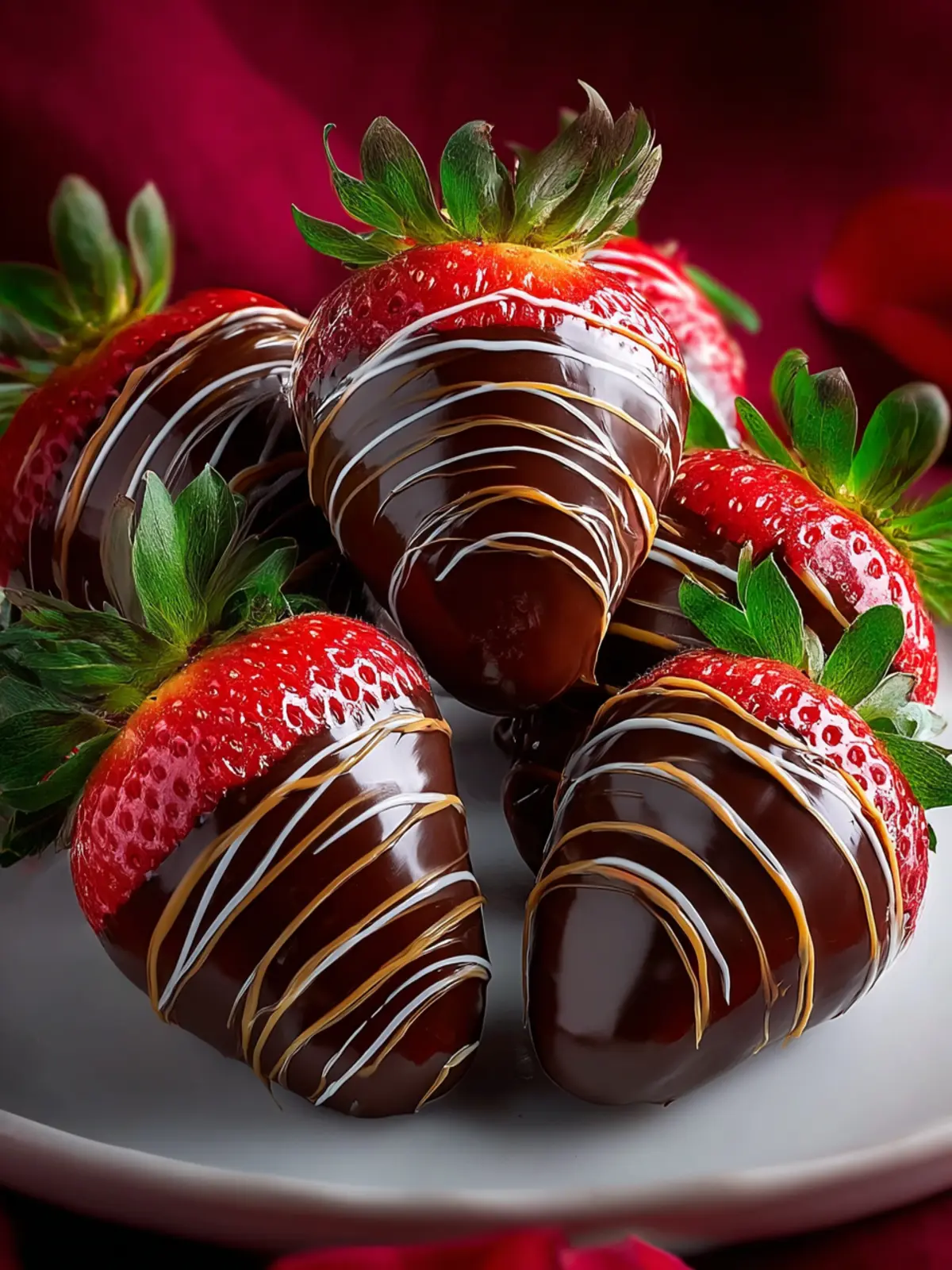 Indulge in Valentine’s Day Chocolate Covered Strawberries First Image