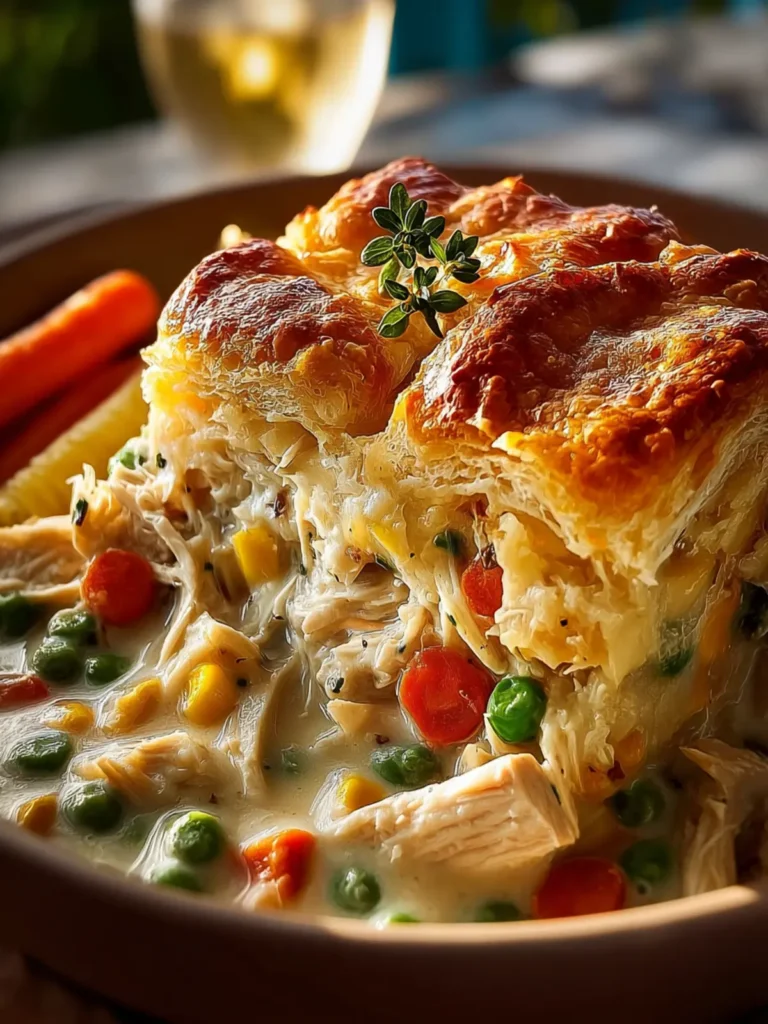 Easy Chicken Pot Pie Casserole First Image