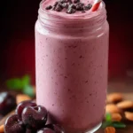Healthy Cherry Almond Smoothie: The Incredible Ultimate Recipe First Image