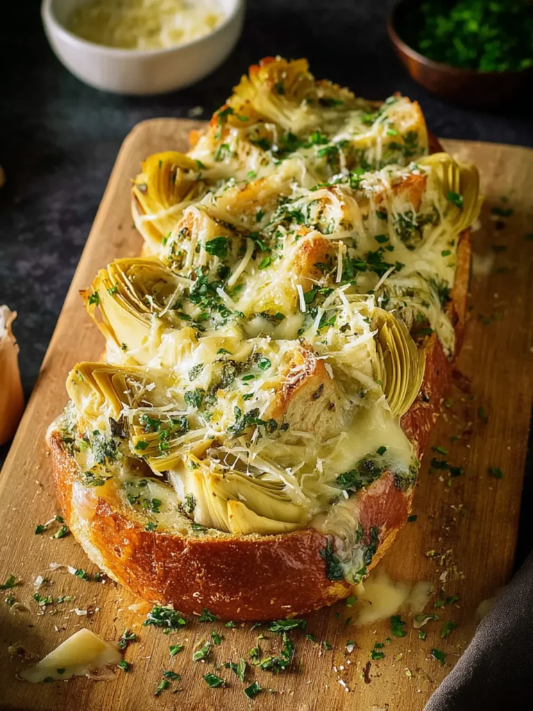 Artichoke Bread: Gooey and Irresistible Delight First Image