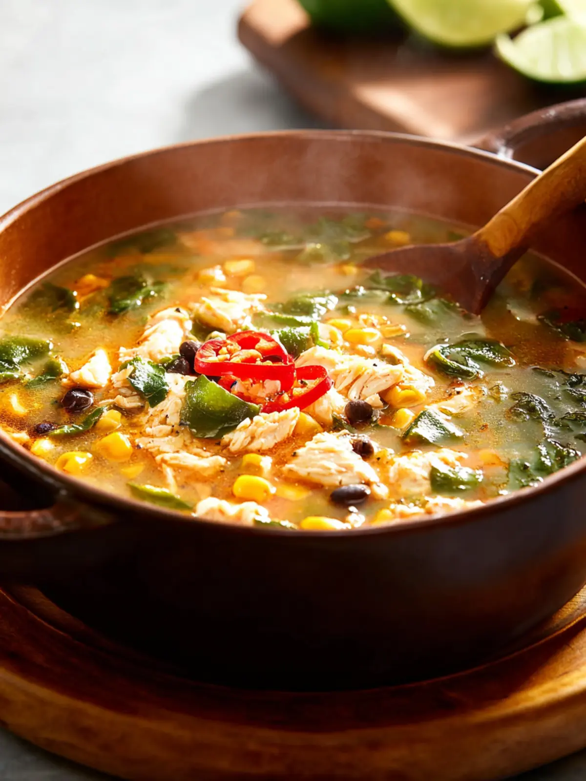 Chicken Poblano Soup First Image