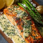 Creamy Garlic Butter Salmon First Image