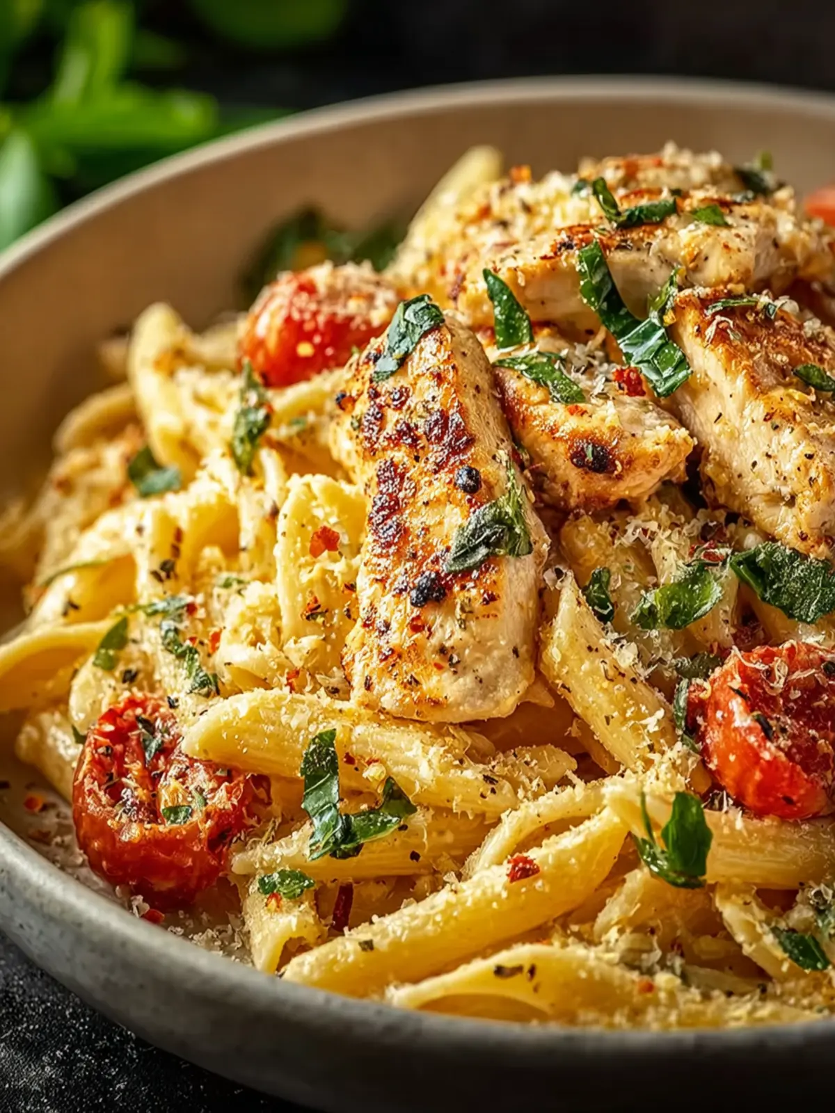 Easy Garlic Parmesan Chicken Pasta: An Incredible 7-Step Recipe First Image