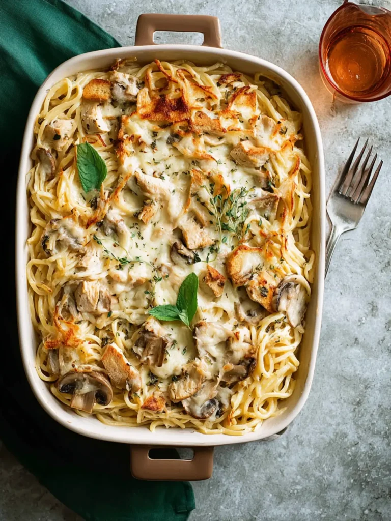 Homemade Turkey Tetrazzini First Image