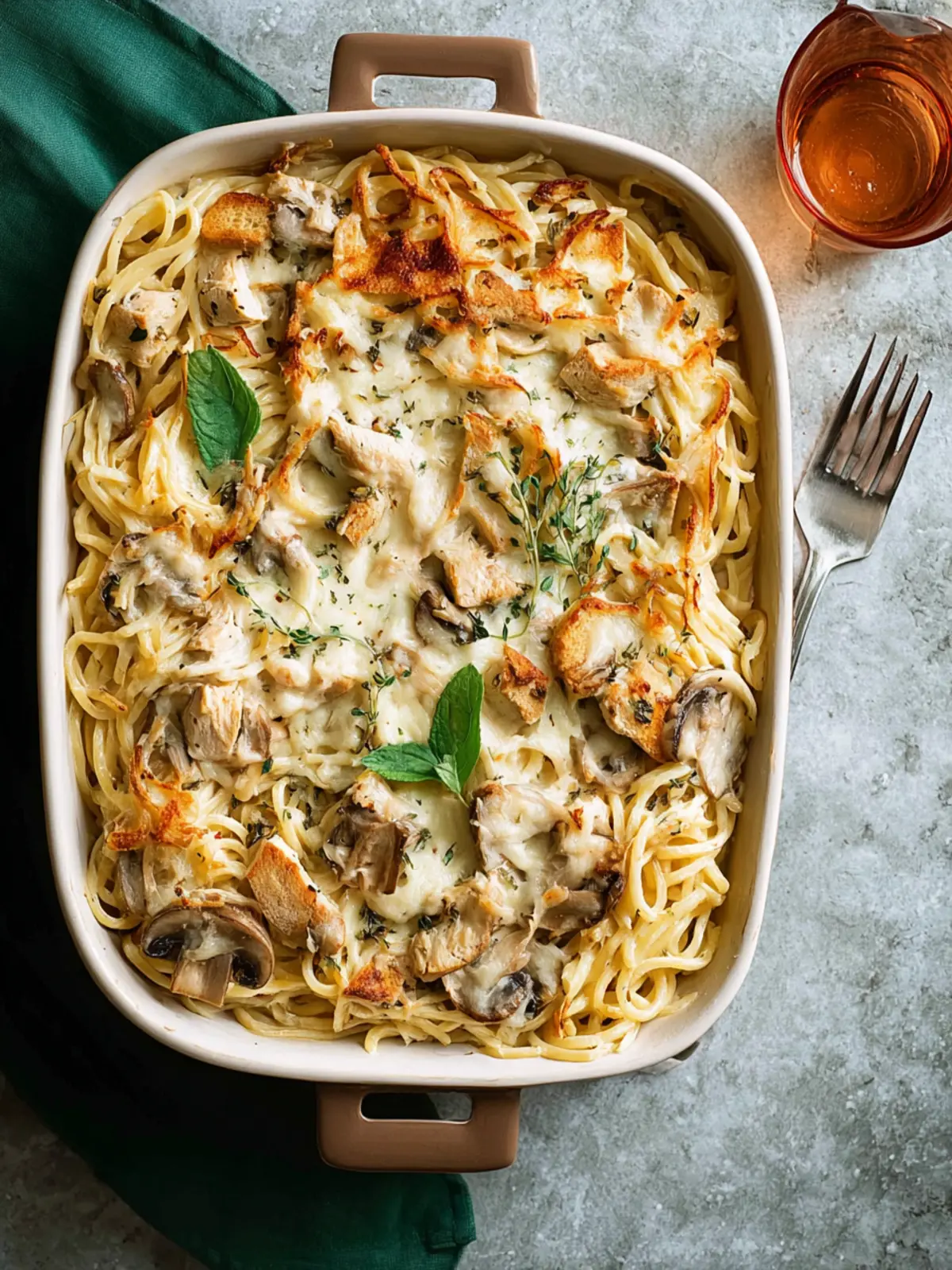 Homemade Turkey Tetrazzini First Image