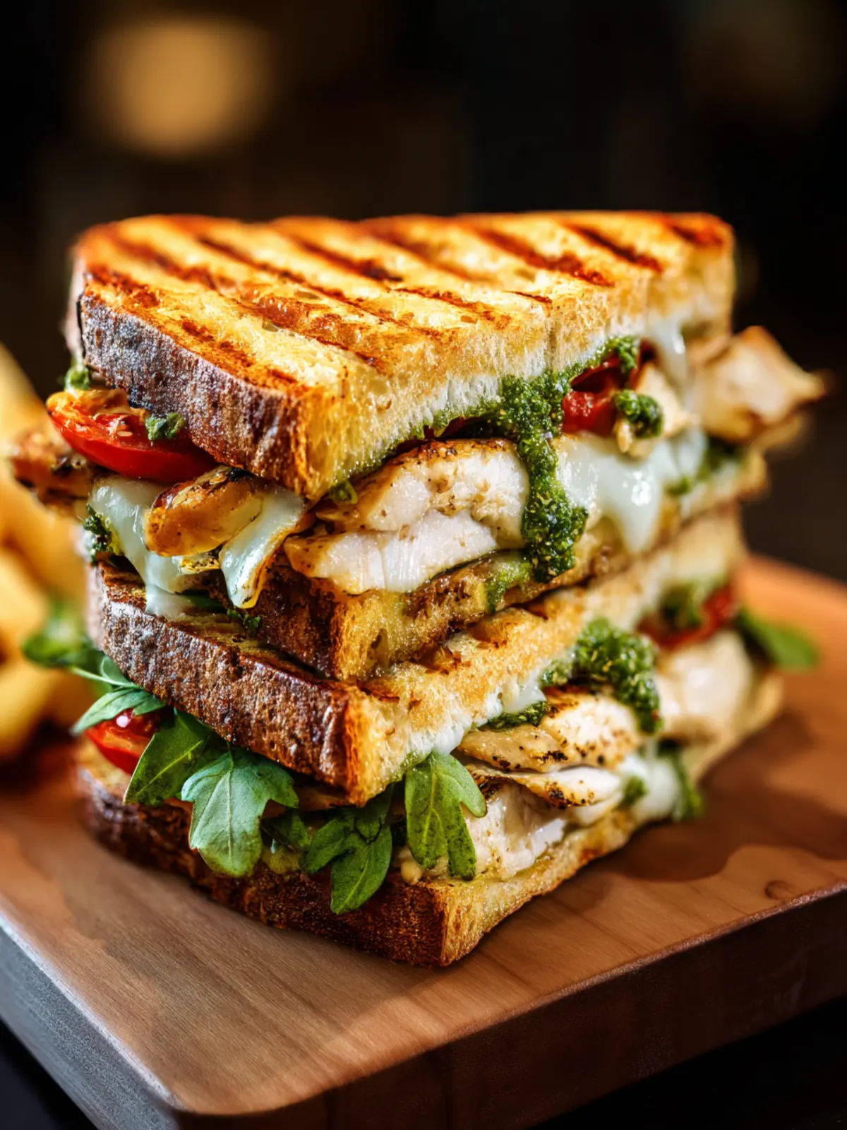 Irresistible Italian Grilled Chicken Panini Sandwich Recipe First Image