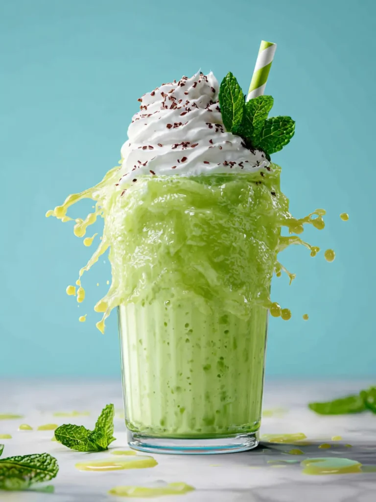 Mint Smoothie (Protein Shamrock Shake) First Image