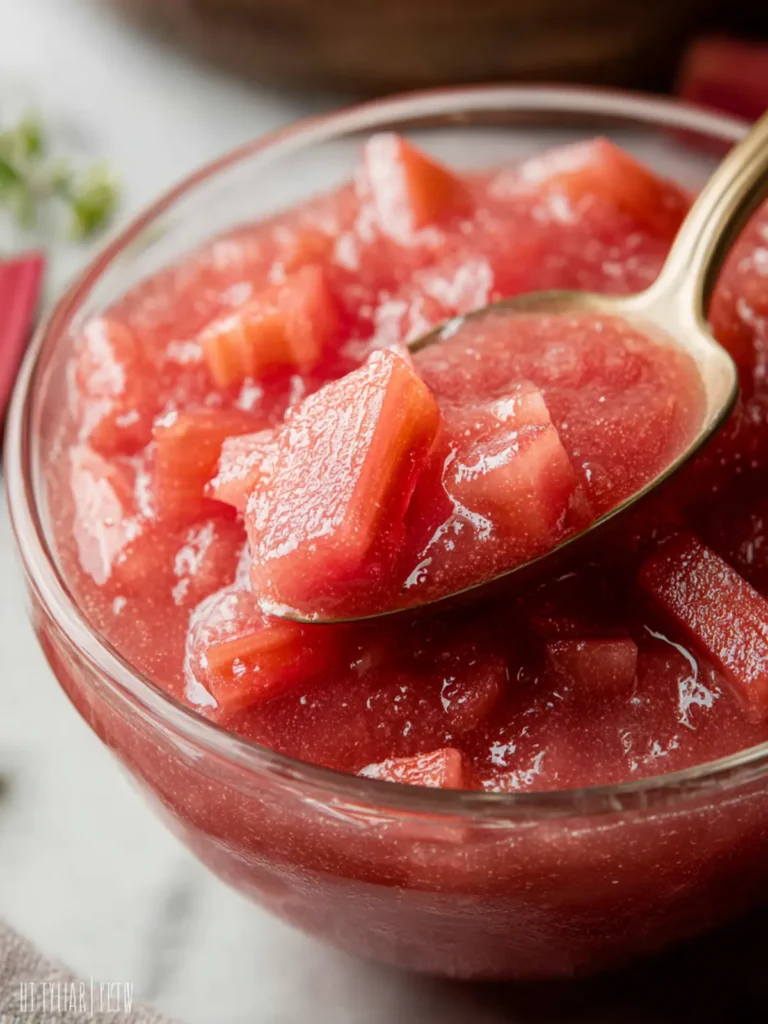 Rhubarb Sauce Recipe First Image