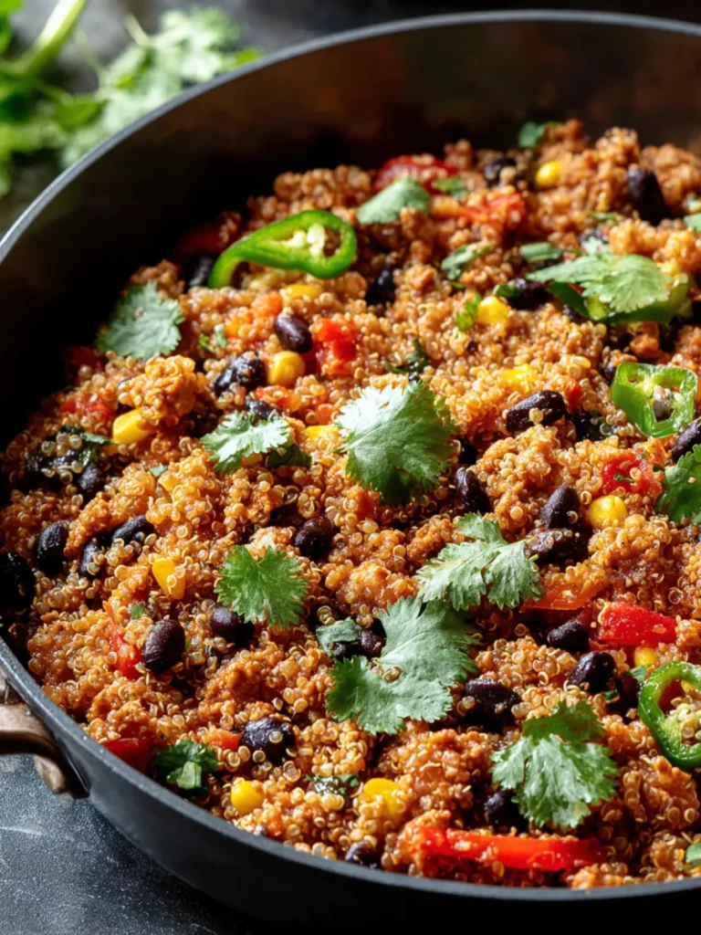 Savory Turkey Taco Quinoa Skillet - One-Pan Delight First Image