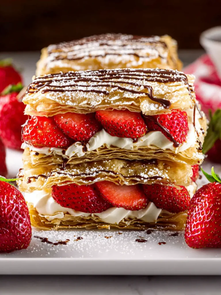 Strawberry Napoleons Recipe First Image