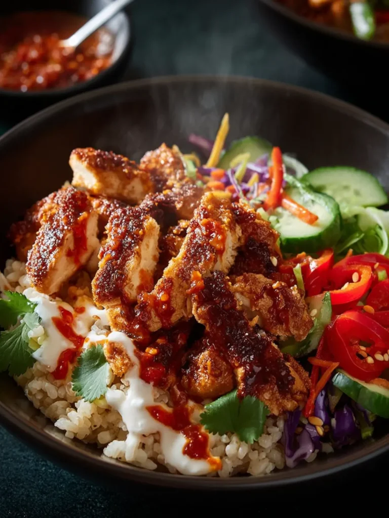Banza Chicken Bowls with Calabrian Chili Sauce First Image